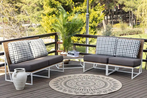 Surya enc vera 2304 camel Beige Outdoor  Flat Weave Rug.