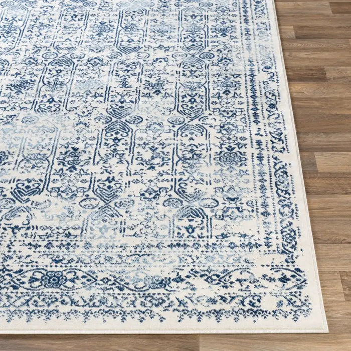Surya rom vicky 2309 blue Blue Living Room  Rug.