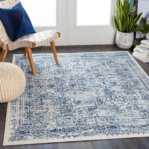 Surya rom vicky 2309 blue Blue Living Room  Rug.