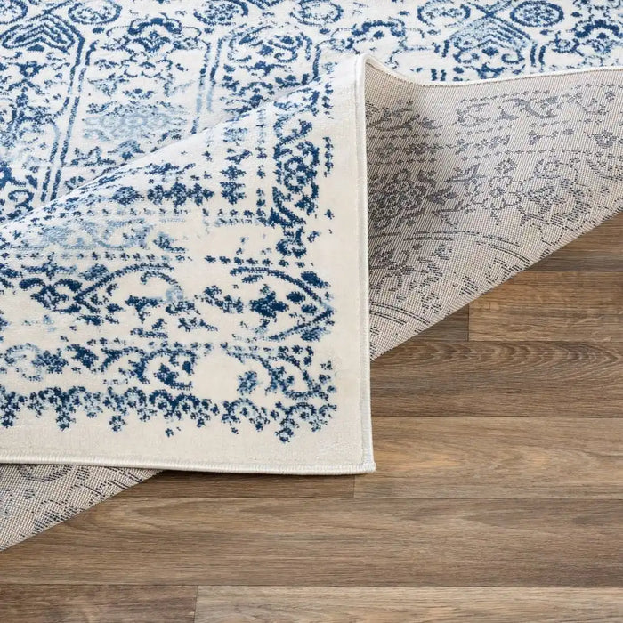 Surya rom vicky 2309 blue Blue Living Room  Rug.
