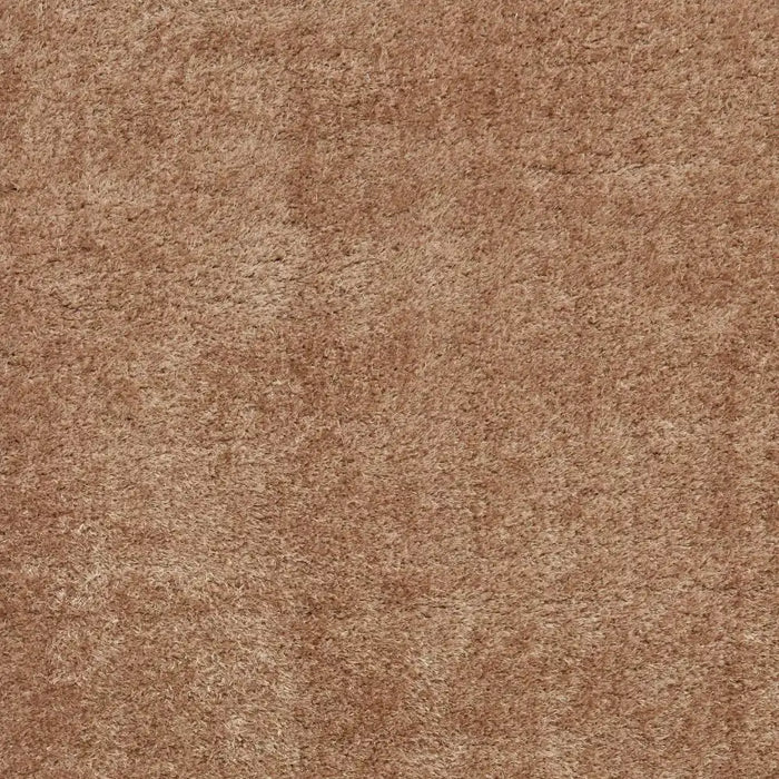 Think Rugs lux shaggy walnut Brown Living Room Shaggy Rug.