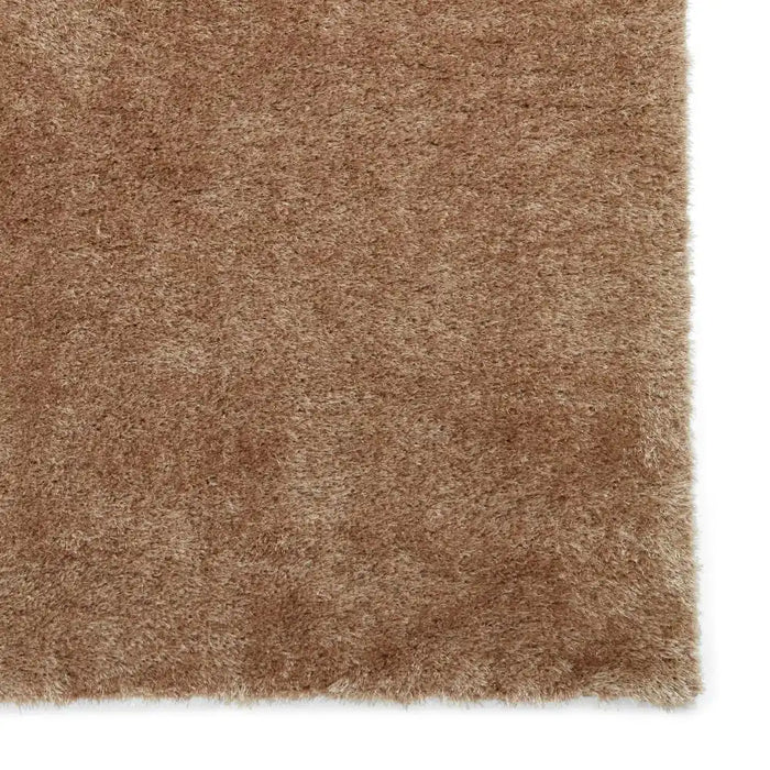 Think Rugs lux shaggy walnut Brown Living Room Shaggy Rug.