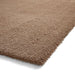 Think Rugs kara washable walnut Brown Living Room Shaggy Rug.