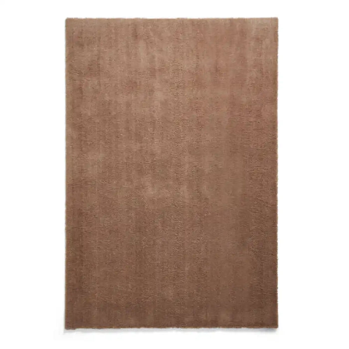 Think Rugs kara washable walnut Brown Living Room Shaggy Rug.