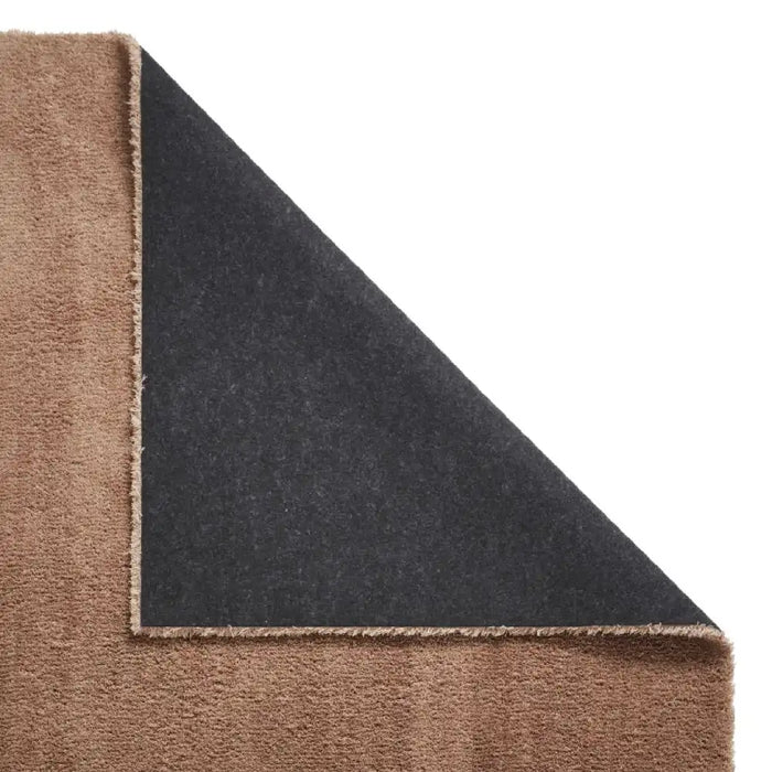 Think Rugs kara washable walnut Brown Living Room Shaggy Rug.