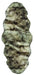 Likewise Matting luxury faux fur white tip Black, Ivory Living Room Shaggy Rug.