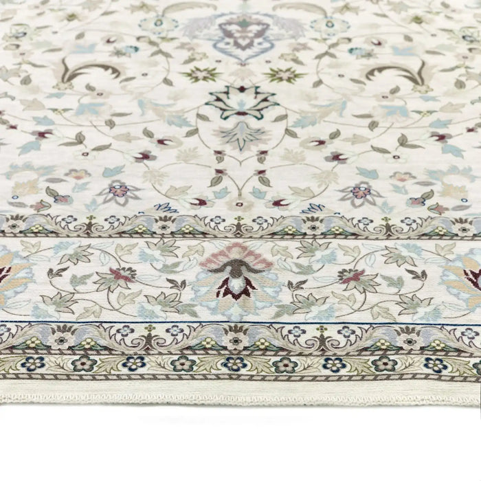 Origins washable soho windsor natural Ivory Living Room Geometric Rug.