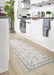 Origins washable soho windsor natural Ivory Living Room Geometric Rug.