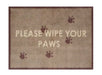 Turtle Mat turtle designs wipe your paws brown Brown, Beige Kitchen  Washable Rug.