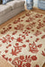 Sanderson sanderson woodland glade linen russet brown 146801 Beige, Red Living Room Wool Rug.