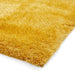 Think Rugs lux shaggy yellow Yellow Living Room Shaggy Rug.