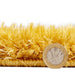 Think Rugs lux shaggy yellow Yellow Living Room Shaggy Rug.
