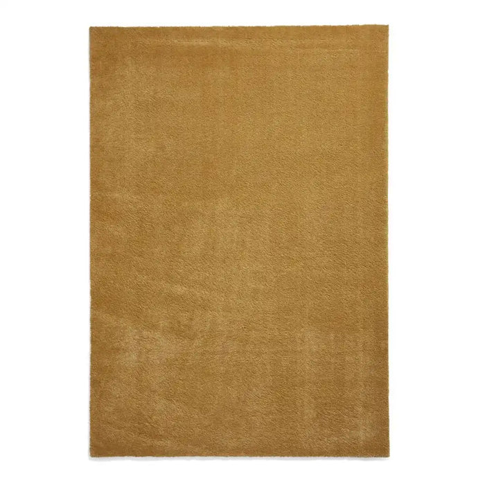 Think Rugs cove yellow Yellow Living Room Shaggy Rug.