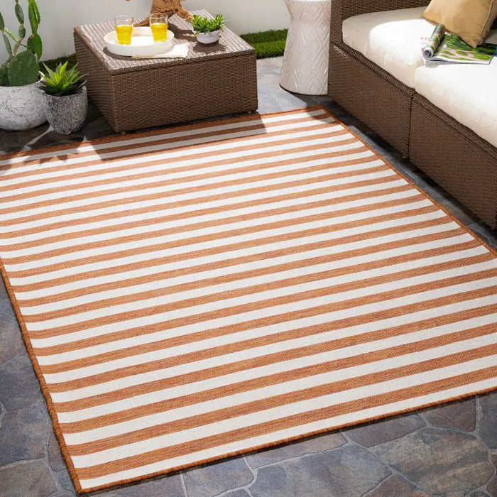Surya psa zaki 2380 copper Ivory, Orange Living Room  Rug.