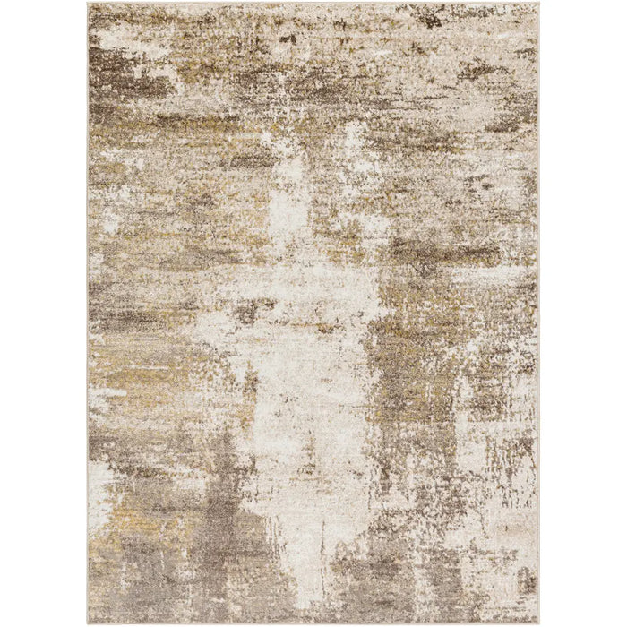 NALANY Abstract Modern Marble Light Brown Rug