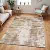 Nalany Abstract Modern Marble Light Brown Rug