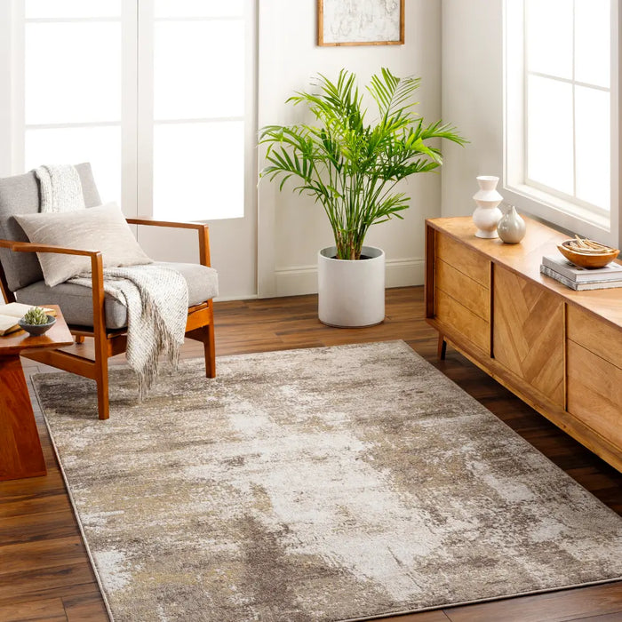 NALANY Abstract Modern Marble Light Brown Rug Brown Rug — RugsDirect Online