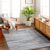 JONTHAN Scandi Modern Black Rug