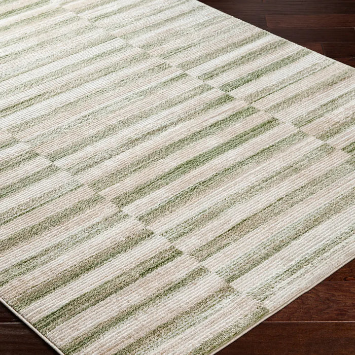 PERLA Scandi Modern Moss/Beige Rug