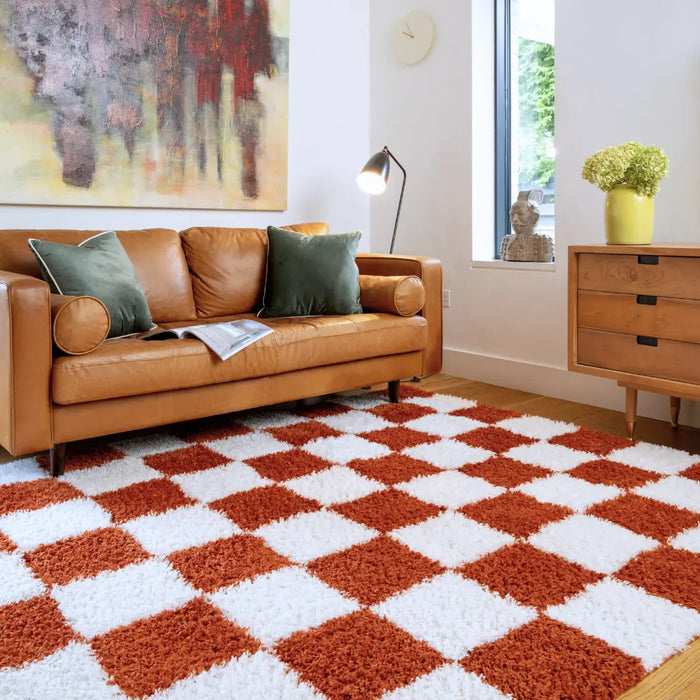 Checkers Gigi Orange Shaggy