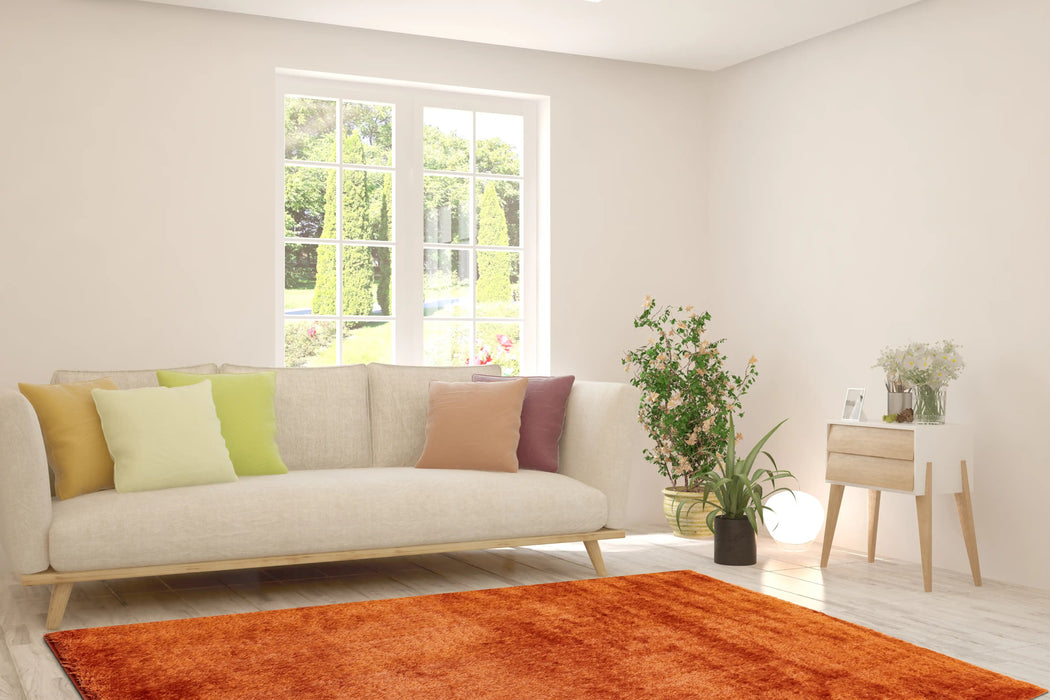 Asiatic payton orange Orange Living Room  Rug.
