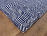 Asiatic sloan blue Blue Living Room Striped Rug.