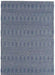 Asiatic sloan blue Blue Living Room Striped Rug.