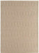 Asiatic sloan taupe Brown Living Room Striped Rug.