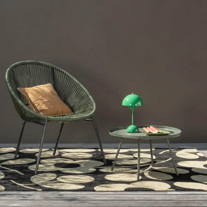 In-Outdoor Orla Kiely Stem Sprig-Monochrome outdoor 463905 Rug