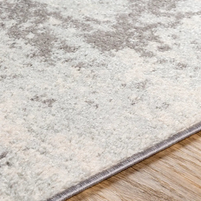 SARAH Abstract Modern Marble White Rug