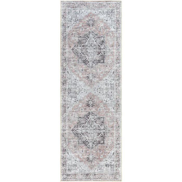 CAPUCINE Machine Washable Modern Boho Grey Rug