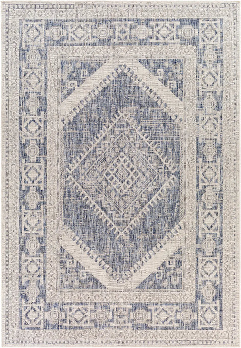 ANWARA In- & Outdoor Global Navy Rug