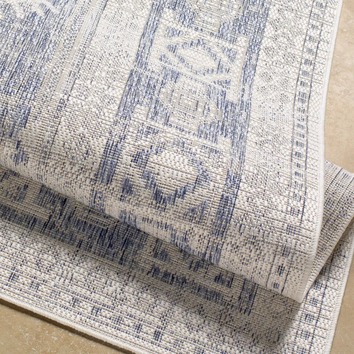 ANWARA In- & Outdoor Global Navy Rug