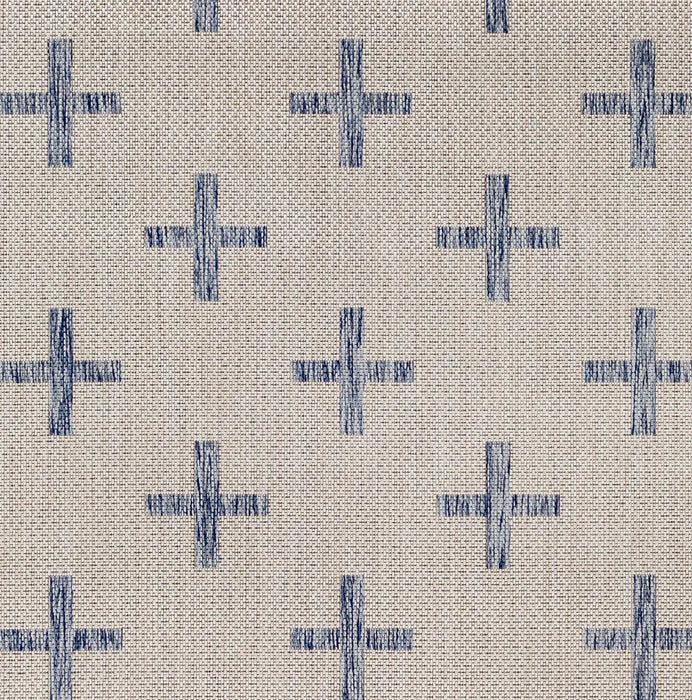 GAVINA In- & Outdoor Global Dark Blue Rug