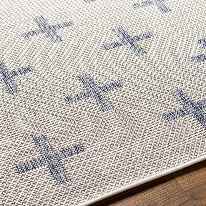 GAVINA In- & Outdoor Global Dark Blue Rug