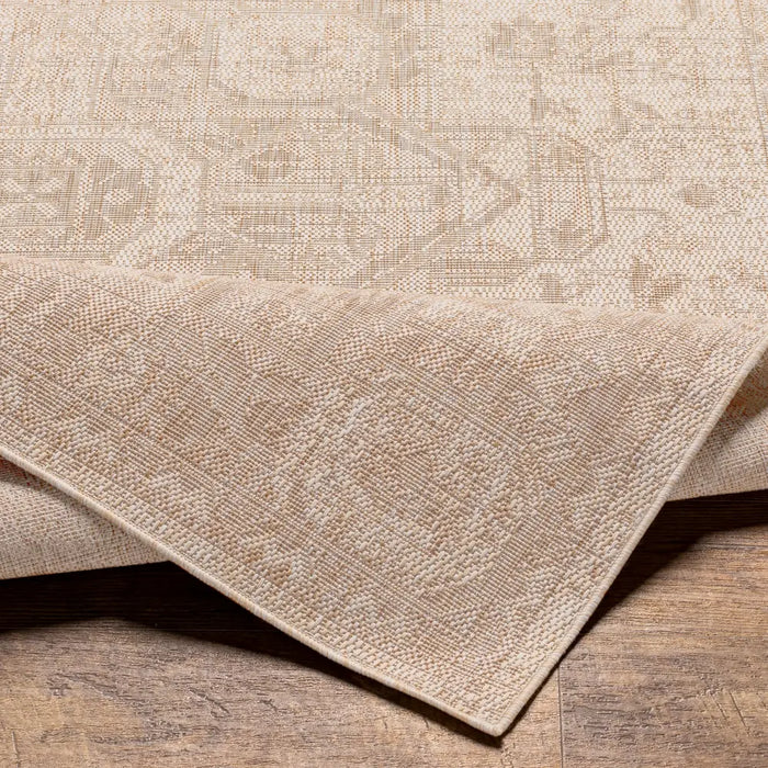 Linda In- & Outdoor Oriental Jute-Look Beige Rug