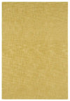 Asiatic tweed ochre Yellow  Wool Rug.