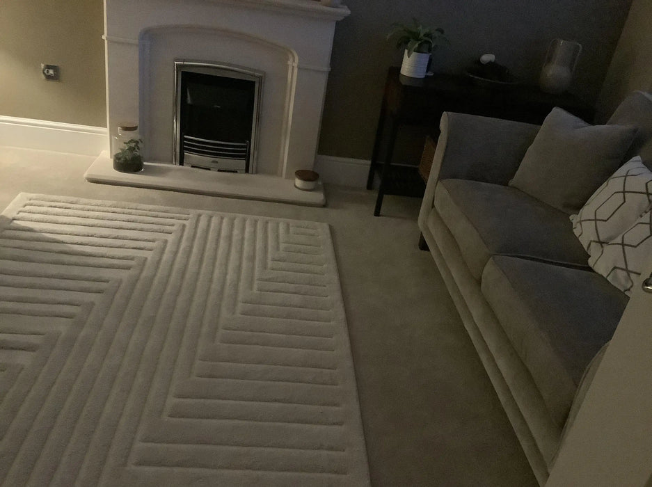 Photo by Angela K., | Asiatic valley ivory connection Living Room Geometric Rug.