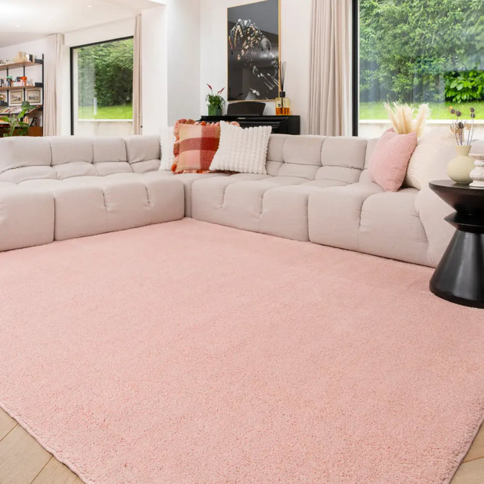 K Washable Shaggy Blossom Blush