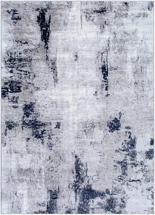 GIULIA Abstract Modern Marble Grey Rug