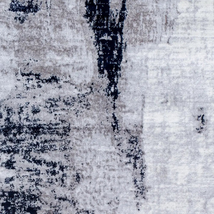 GIULIA Abstract Modern Marble Grey Rug