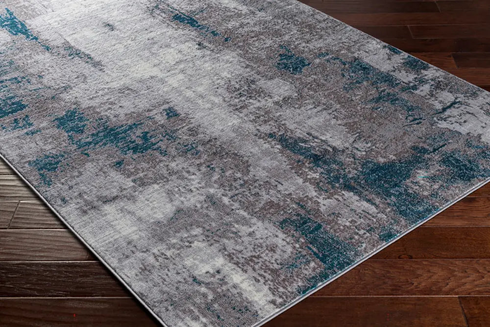 GIULIA Abstract Modern Marble Medium Grey Rug