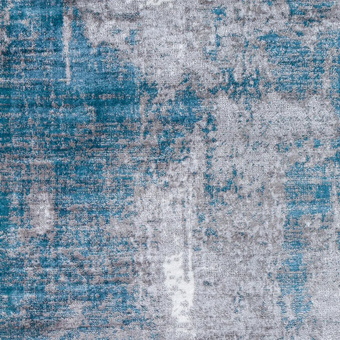 GIULIA Abstract Modern Marble Teal Rug