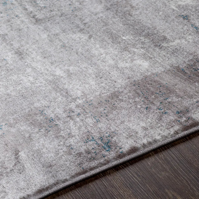 GIULIA Abstract Modern Marble Teal Rug