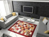 Mastercraft woodstock 32036 8312 Multicoloured, Red Living Room  Rug.